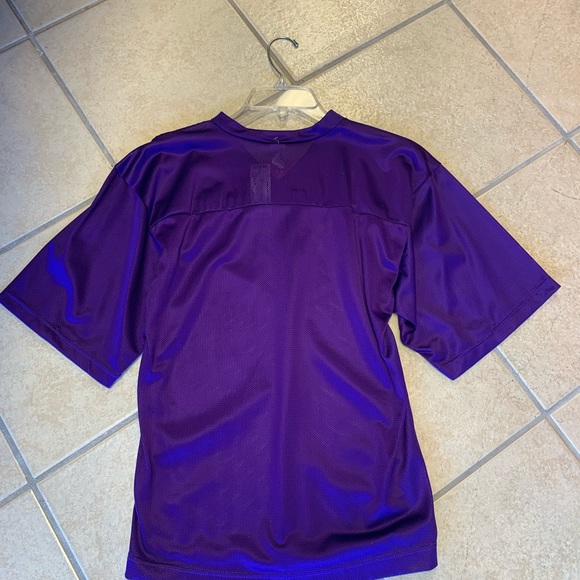 Youth L (10-12) Purple & Gold “Cobras” Mesh Football Uniform Sports Jersey NWT - Picture 2 of 2